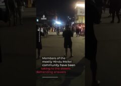 Protesters, police clash in India’s Manipur weeks after bombing