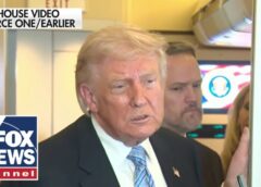 ‘TREASON’: Trump LAMBASTS reporter aboard Air Force One