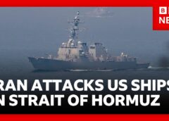 Iran and US exchange fire in strait of Hormuz – Iran accuses US of violating ceasefire | BBC News