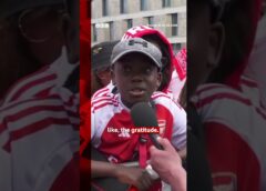Arsenal celebrate Premier League win with open-top bus parade through north-London #BBCNews